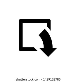 Download vector icon, install symbol. Download files icons vector for web site or application.
