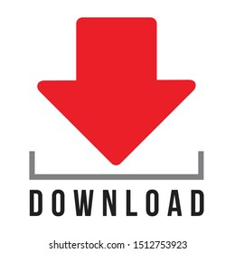 Download vector icon, install symbol. Modern, simple flat vector illustration for web site or mobile app - Vector