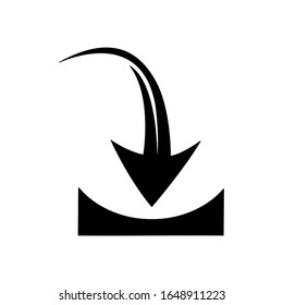 Download vector icon, install symbol