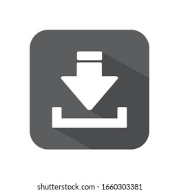 Download vector icon, install symbol. Modern, simple flat vector illustration for web site or mobile app