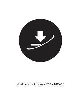 Download vector icon, install symbol. Modern, simple vector data illustration for a website or mobile app