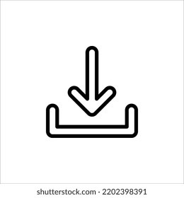 Descargar icono vectorial, símbolo de instalación. Ilustración vectorial plana moderna y simple para sitio web o aplicación móvil sobre fondo blanco