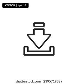 Descargar icono vectorial, símbolo de instalación. Ilustración vectorial plana moderna y simple para sitio web o aplicación móvil