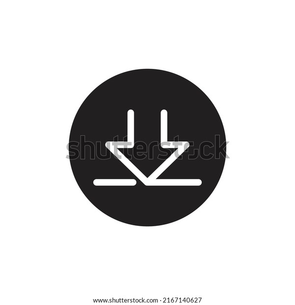 Download Vector Icon Install Symbol Modern Stock Vector (Royalty Free ...