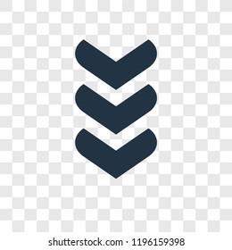 Download vector icon isolated on transparent background, Download transparency logo concept