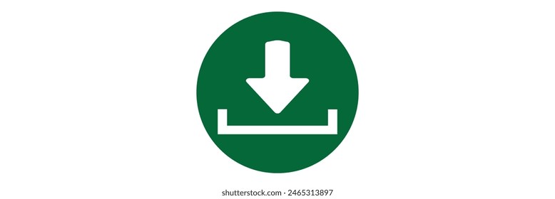 Download vector icon isolated on transparent background, Download logo concept design eps 10