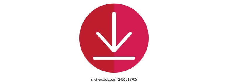 Download vector icon isolated on transparent background, Download logo concept design eps 10