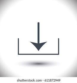 Download vector icon line

