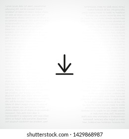 Download Vector icon . Lorem Ipsum Illustration design
