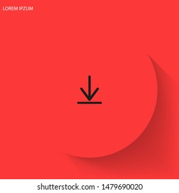 Download Vector icon . Lorem Ipsum Illustration design