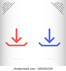 download vector icon , Lorem ipsum flat design