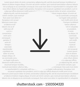 Download Vector icon . Lorem Ipsum Illustration design