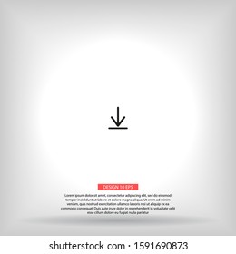 Download Vector icon . Lorem Ipsum Illustration design