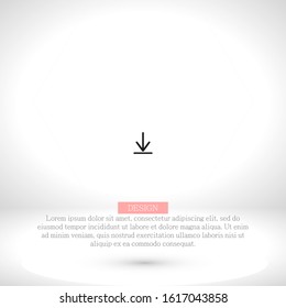 Download Vector icon . Lorem Ipsum Illustration design
