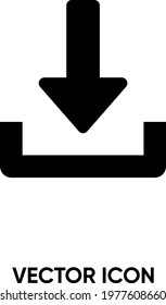 Download vector icon. Modern, simple flat vector illustration for website or mobile app. Upload room symbol, logo illustration. Pixel perfect vector graphics