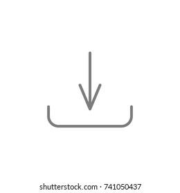 Download vector icon on white background