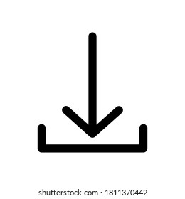 download vector icon outline style illustration