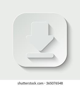 download vector icon - paper illustration