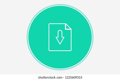 Download vector icon sign symbol