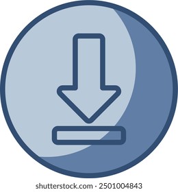 Download Vektorsymbol transparenter Hintergrund. austauschbares blaues Farbdesign