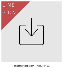 Download vector line icon.