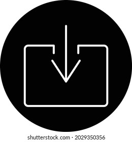 Download Vector Line Inverted Icon Design

