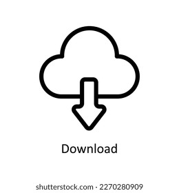 Download Vector   outline Icons. Simple stock illustration stock