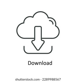Download Vector    outline Icons. Simple stock illustration stock