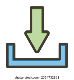 Download Vector Thick Line Filled Colors Icon For Personal And Commercial Use.
