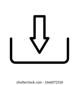 descargar icono de línea delgada vectorial 