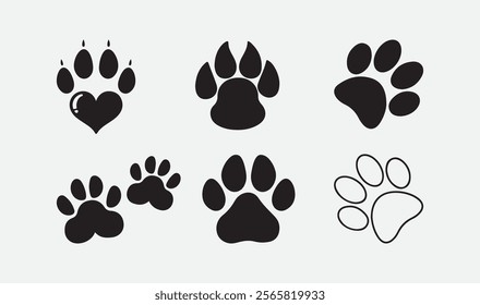 Download a versatile dog paw vector perfect for pet-themed designs, logos, and prints. High-quality, scalable, and easy to customize for all creative projects.