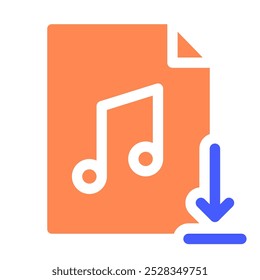 Download de vídeo, música, arquivo, nuvem, ícone de arquivo