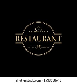 download vintage restaurant design logo