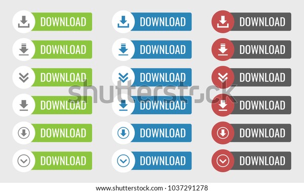 Download Web Button Flat Vector Illustration Stock Vector (Royalty Free ...