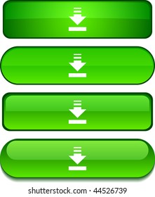  Download   web buttons. Vector illustration.