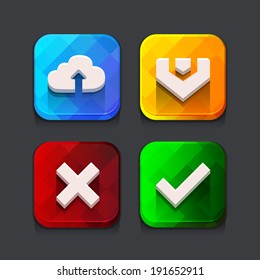 Download web icons collection. Vector illustration.