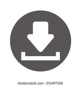 Download web symbol icon vector illustration graphic design