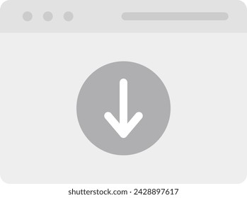 Download Webpage icon vector image. Suitable for mobile application web application and print media.