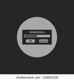 download window progressbar