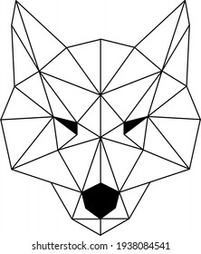 Download Wolf Head Polygon Vector Illustration Stock Vector (Royalty ...