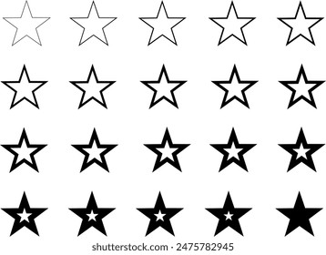 Downloadable Star Bundle EPS – High-Quality, Scalable Vector Stars for Graphic Design, Crafts, and Digital Projects. Perfect for Custom Apparel, Decorations, and Professional Use.