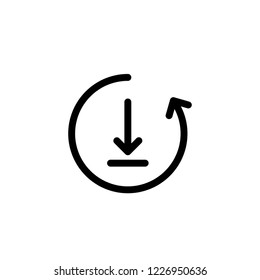 Downloading Process Icon