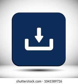 Downloading  vector icon