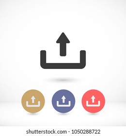 Downloading  vector icon