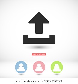 Downloading  vector icon