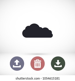 Downloading  vector icon