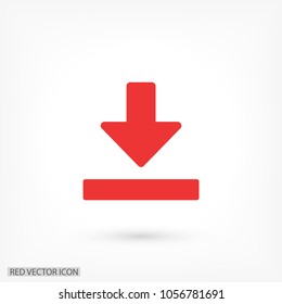 Downloading  vector icon