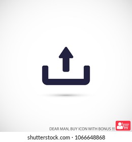 Downloading  vector icon