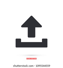 Downloading  vector icon