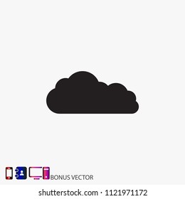 Downloading  vector icon